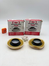 Oatey 31220 Wax Bowl Ring Lot of 2 Bowl Rings-Missing 1 Bolt Kit  Open Box