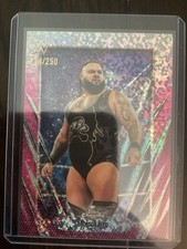 2026 Topps Chrome WWE Bronson Reed Pink Mini Diamond Refractor /250 #53