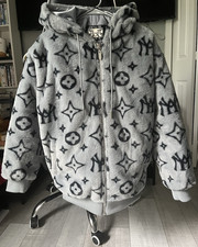 Watson Mens Hooded Zip Puffer Jacket Logo Pri...