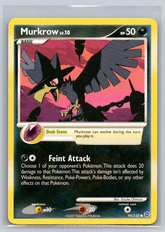 Murkrow 95/132 Common Secret Wonders Pokemon Near Mint
