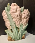 McCoy Hyacinth Vase Pretty in Pink Pottery Original Paper Label 1940's