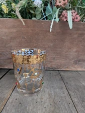 Vintage MCM Culver's 22-Karat Gold Charm Bracelet Double Old Fashioned Glass (1)