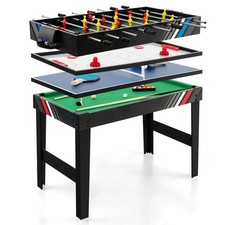 Giantex 10-in-1 Multi Game Table, Combo Game Table Set w/Hockey, Foosball Pool P