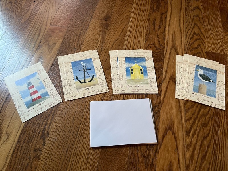 Robert Frederick Ltd. 1998 Driftwood Art Collection 8 Cards/Envelopes, 4 Designs