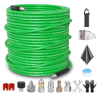 #ad Clearrush Sewer Jetter Kit For Pressure Washer 150Ft 5800Psi High Pressure $136.03