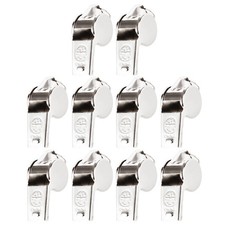10Pcs Outdoor Survival Whistles Soccer Practicing Whistles for Instructor