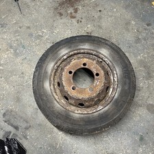 Nissan Cabstar 15" spare steel wheel rim + tyre 2006 - 2016 (tyre needs replaced