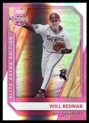 2021 Elite Extra Edition Pink #14 Will Bednar - BB