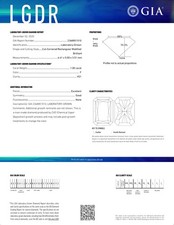 1.00 Cts RADIANT Cut GIA Certified Lab Grown CVD Diamond F Color VS1 Clarity 329.00 per carat