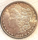 1900 P Morgan lightly circulated AU very nice & bright free ship Sigma tested++