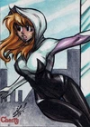 Larry Welz Cherry Spider Gwen cosplay original sketchcard art AP Jose Carlos