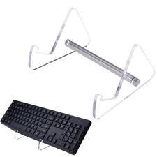 DICOSMETIC 1-Tier Acrylic Keyboard Display Stands Clear Mechanical Keyboard H...
