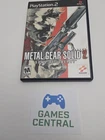 Metal Gear Solid 2 (Sony Playstation 2 PS2, 2001) CIB COMPLETE