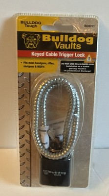 BULLDOG KEYED CABLE TRIGGER LOCK W/ KEYS