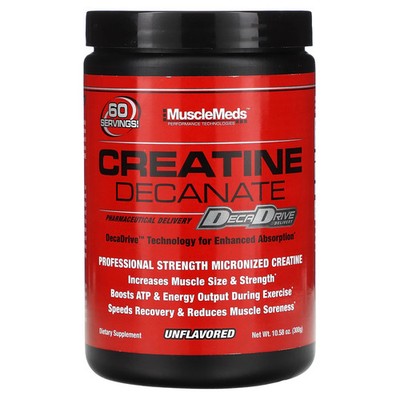 2 X MuscleMeds, Creatine Decanate, Unflavored, 10.58 oz (300 g)