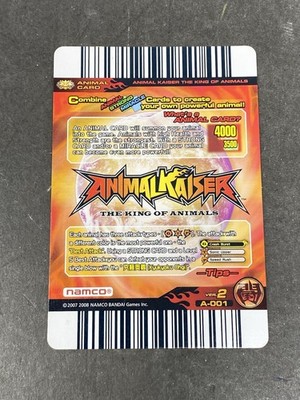 Animal Kaiser English Version Ver 2 Gold Card (A-001: Lion) | eBay