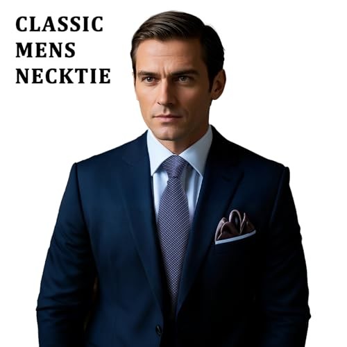 Zipper Ties for Men Adjustable Pre Tied Mens Necktie Set Classic Elegant-6pcs image 3