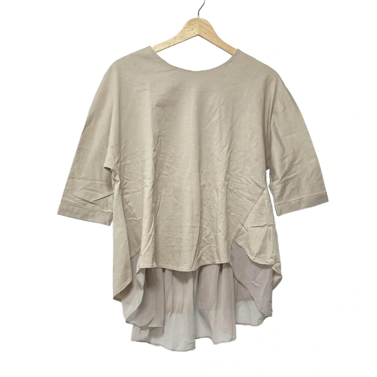 Auth AMERI - Gray Beige Women's Cutsew - image 1