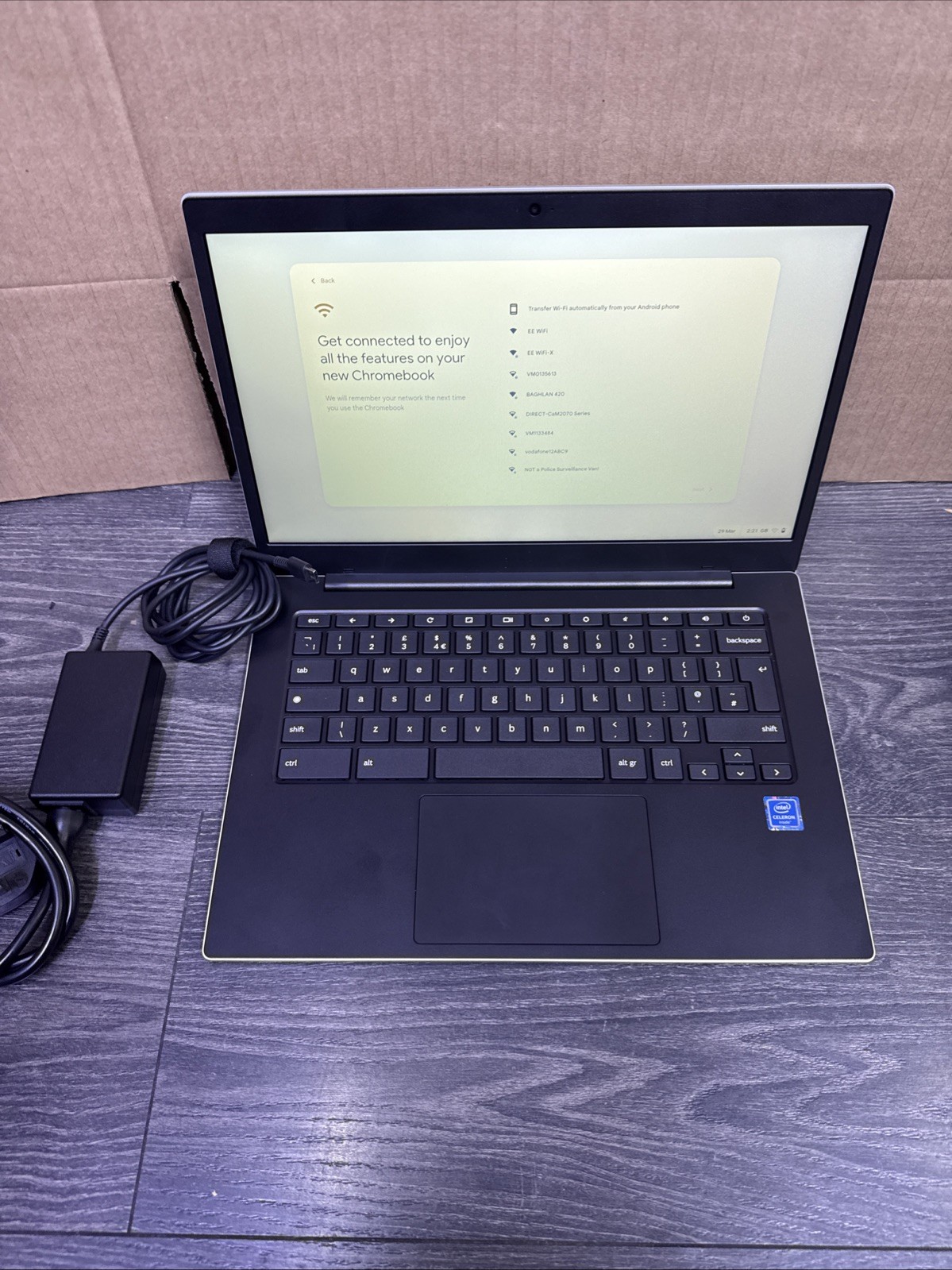 Samsung Galaxy Go 14"" Chromebook Intel N4500 4GB RAM 64GB Silver