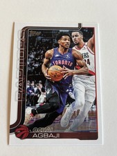 Ochai Agbaji #247 Toronto Raptors 2025 Topps Flagship