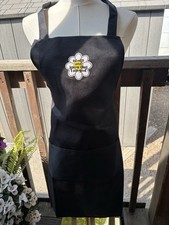New Adjustable Black Apron Large Pockets Easy to Clean Fits Most Sizes Fast Ship