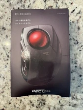 ELECOM DEFT PRO Trackball Mouse, Wired, Wireless, Bluetooth 3 Types Connection