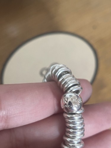 Genuine LINKS OF LONDON Hallmarked Silver Sweetie Bracelet Size Medium - Picture 7 of 13