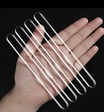 Universal Car Door Edge Guards 4Pcs Clear Silicone Protector Strips