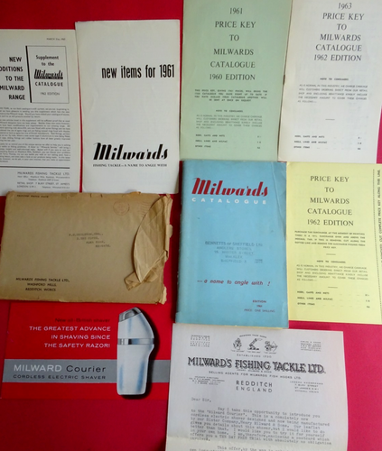 CATALOGO PESCA SCARCE MILWARDS PER 1961 + VOLANTINI INC NUOVO PER 1963/CRAFTVERA - Foto 1 di 15