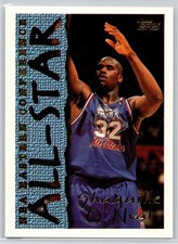 1994-95 Topps Shaquille O'Neal All-Star Insert Orlando Magic #13