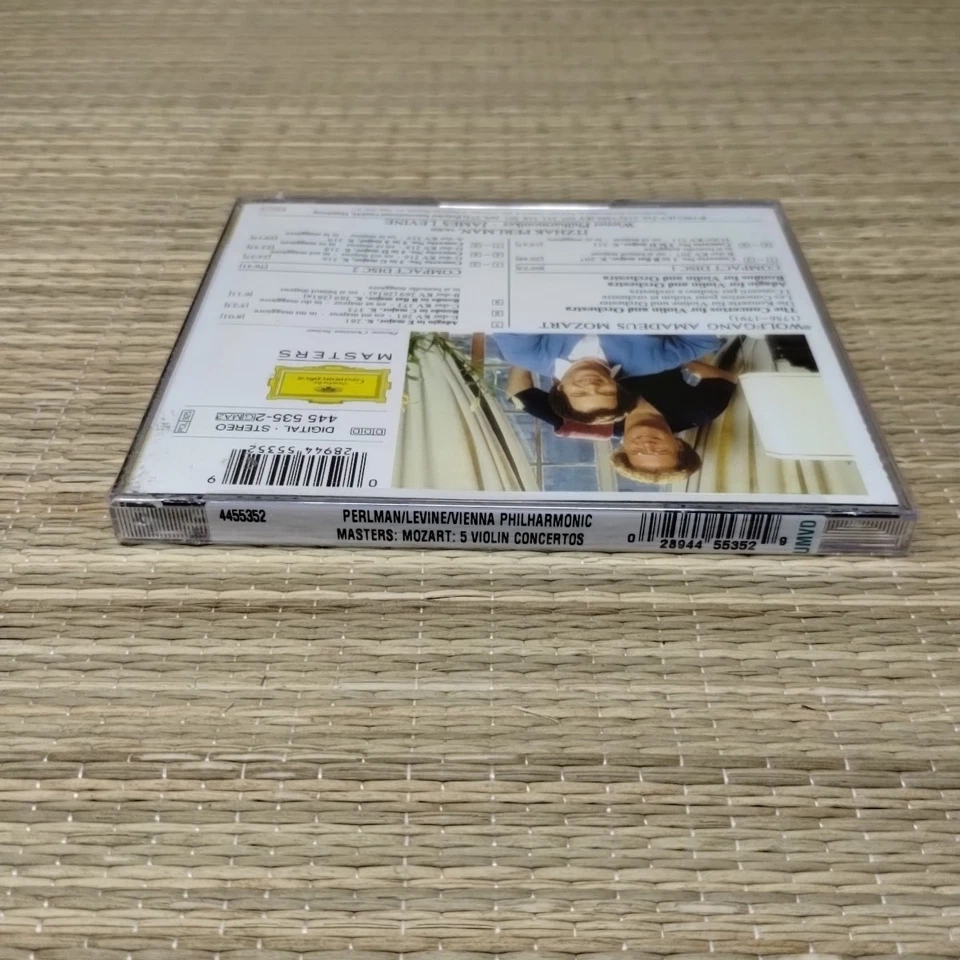 5 Violin Concertos by Itzhak Perlman (2 CD, 1995) Sealed New - Image 3 of 3