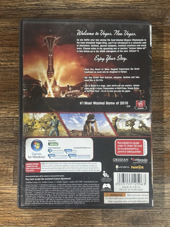Fallout 3 New Vegas For PC DVD Complete With Manual RPG - Image 2 of 4