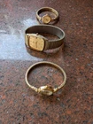lot of 3 vintage quartz timex watches, need batteries