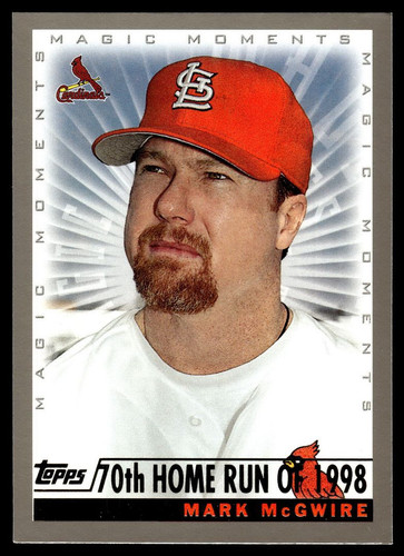 2000 Topps Mark McGwire 236 Magic Moments St. Louis Cardinals - Bild 1 von 2