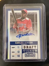 Carlos Rincon 2017 Contenders Draft Picks  Autograph #3 /99  