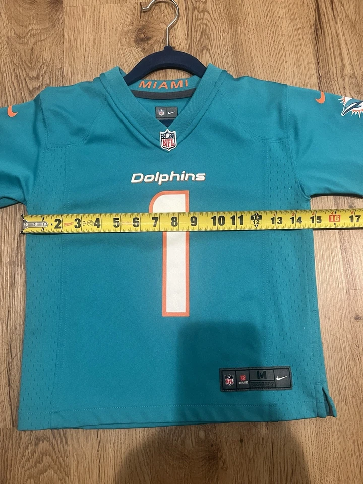 Camiseta Miami Dolphins Tagovailoa Juvenil XS - Ver fotos de medida ** Foto 3 de 4