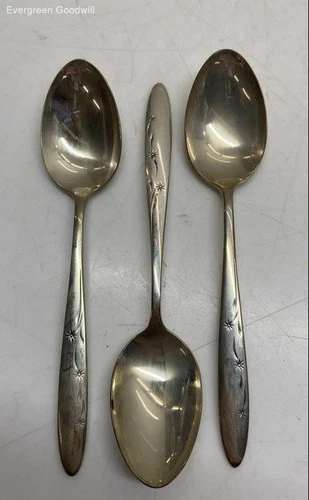 (B) Gotham Celeste Sterling Silver Spoons