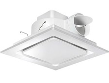 Bathroom Exhaust Fan 10" Panel Ultra Quiet without Light 8x8 Mount 110CFM