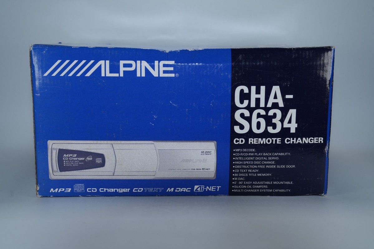 驚きの破格値，2025】 ☆ALPINE CHA-S634 CDチェンジャー☆