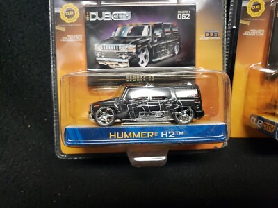 Dub City Hummer H2 #52 1:64 Scale, Jada Toys, Die Cast, Pair