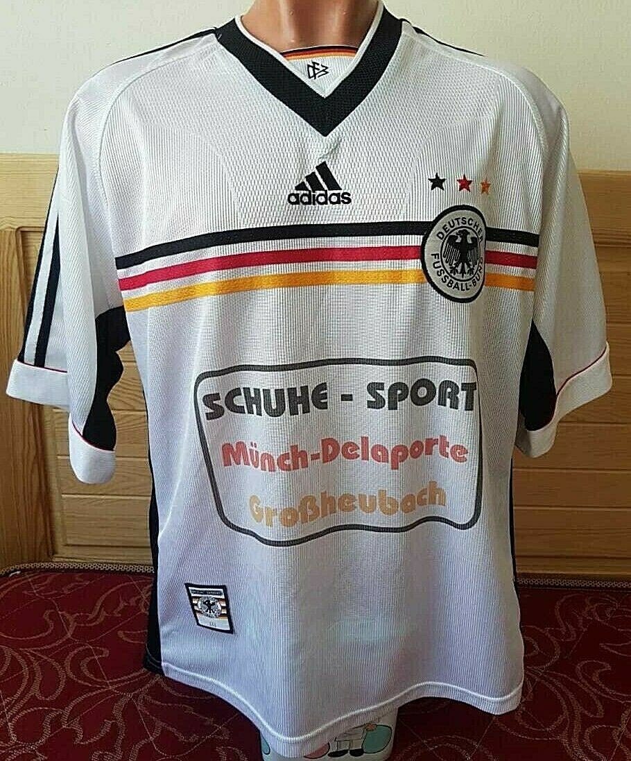 Germany retro vintage classic soccer team away t-shirt club jersey Size L