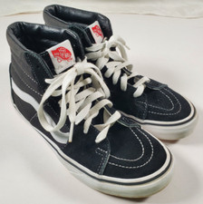Vans Old Skool Sk8 Hi Top Black Suede High Top Shoes Men  s Size 6 Womens 7.5