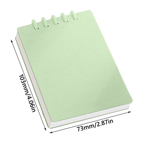 Loose-leaf Mini Notebook A7 Memo Pad Cartoon Pocket Notebook Student - Picture 2 of 20