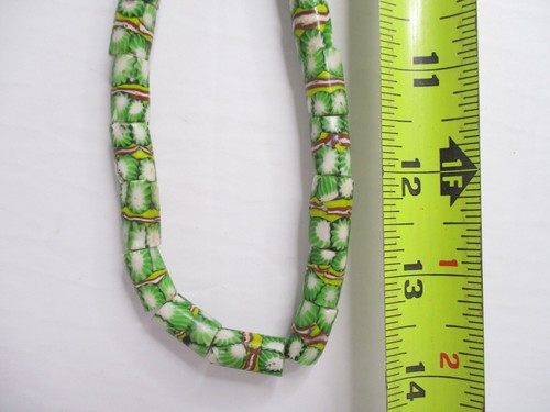 47 Vintage Antique African Trade Beads Venetian Millefiori Glass 1800's - 1900's - Picture 7 of 11