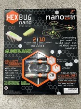 New RARE Hex Bug Hexbug Nano Glows In The Dark Habitat Set 2 Bugs Included NIB