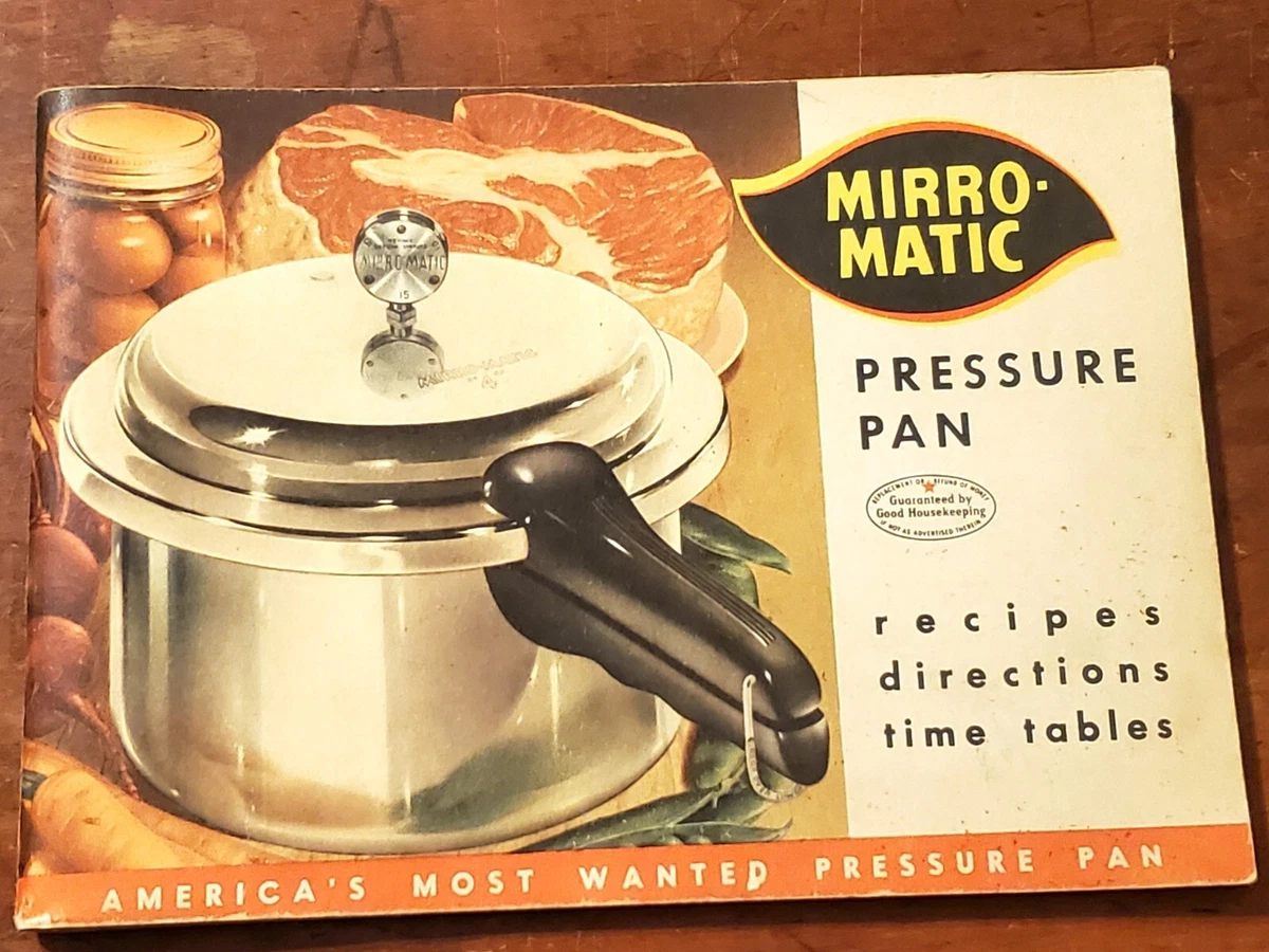 Mirro matic pressure canner instructions sale