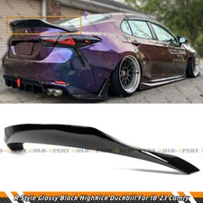 For 2018-24 Toyota Camry Se Xse Le Xle R Style Duckbill High Kick Trunk Spoiler