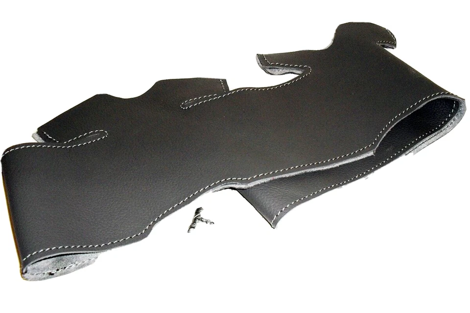 Cubierta de volante para BMW e46 - X 5 cuero genuino negro para reemplazar y coser a mano - Imagen 3 de 4