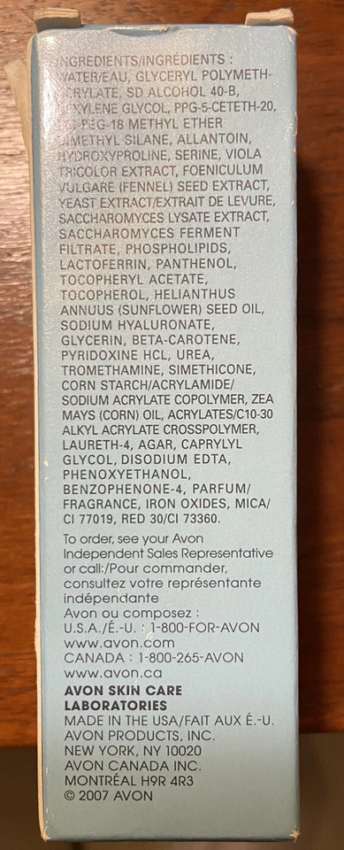 NOS Avon Solutions Hydra-Radiance Suero Intensivo Nutriente Noche 1 oz. Envío rápido Foto 2 de 4