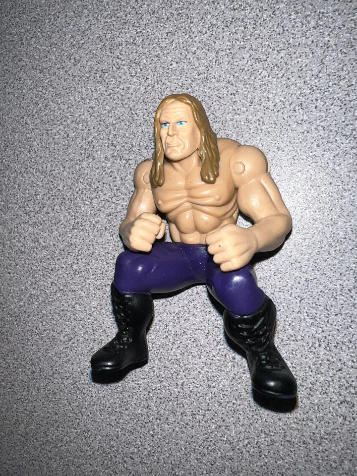 Minifigura 1998 WWF WWE Playmates Grudge Match borde 2,5" de alto  Foto 3 de 4
